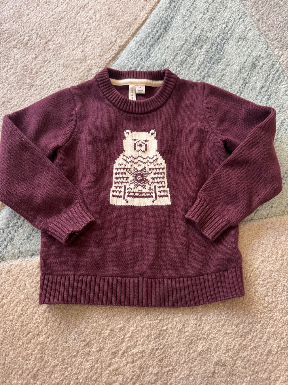 Janie and Jack bear Sweater